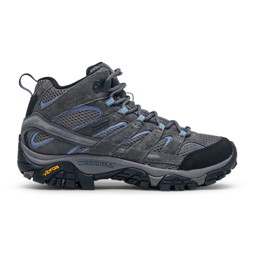 Chaussures Randonnée Merrell Moab 2 Mid Waterproof Grise Foncé Femme | P.P.YMWY